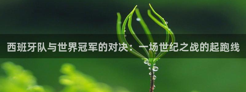 世界杯预选赛赛程时间表：西班牙队与世界冠军的对决：一场世纪之战的起跑线